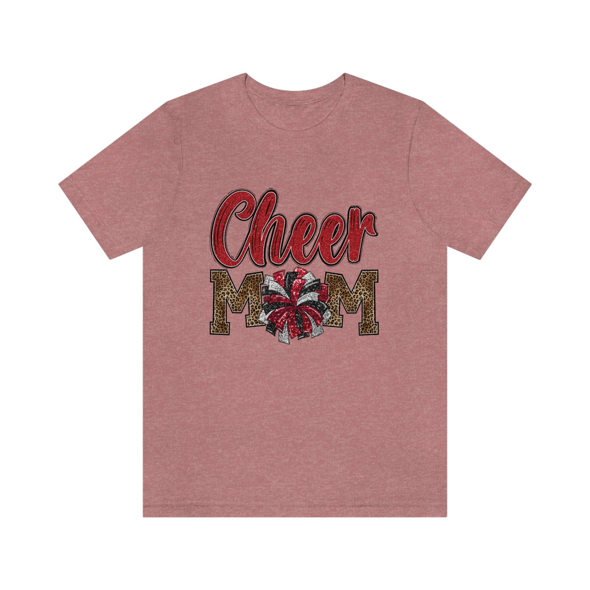 Cheer Mom Women's Short Sleeve Tee Heather Mauve