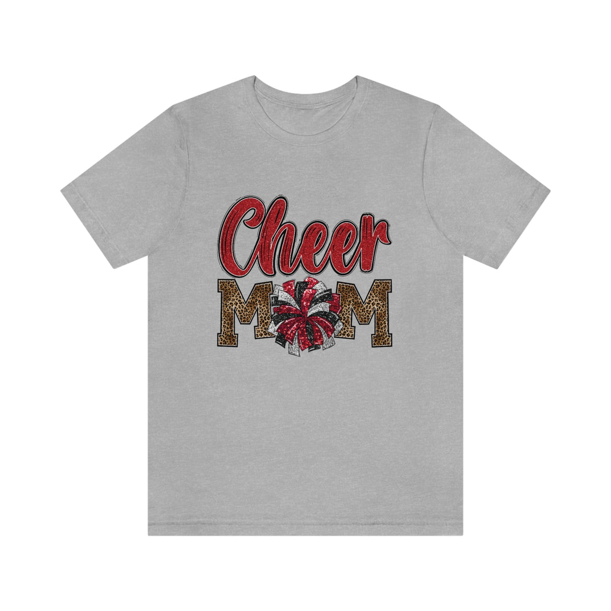 Cheer Mom Women's Short Sleeve Tee Athletic Heather