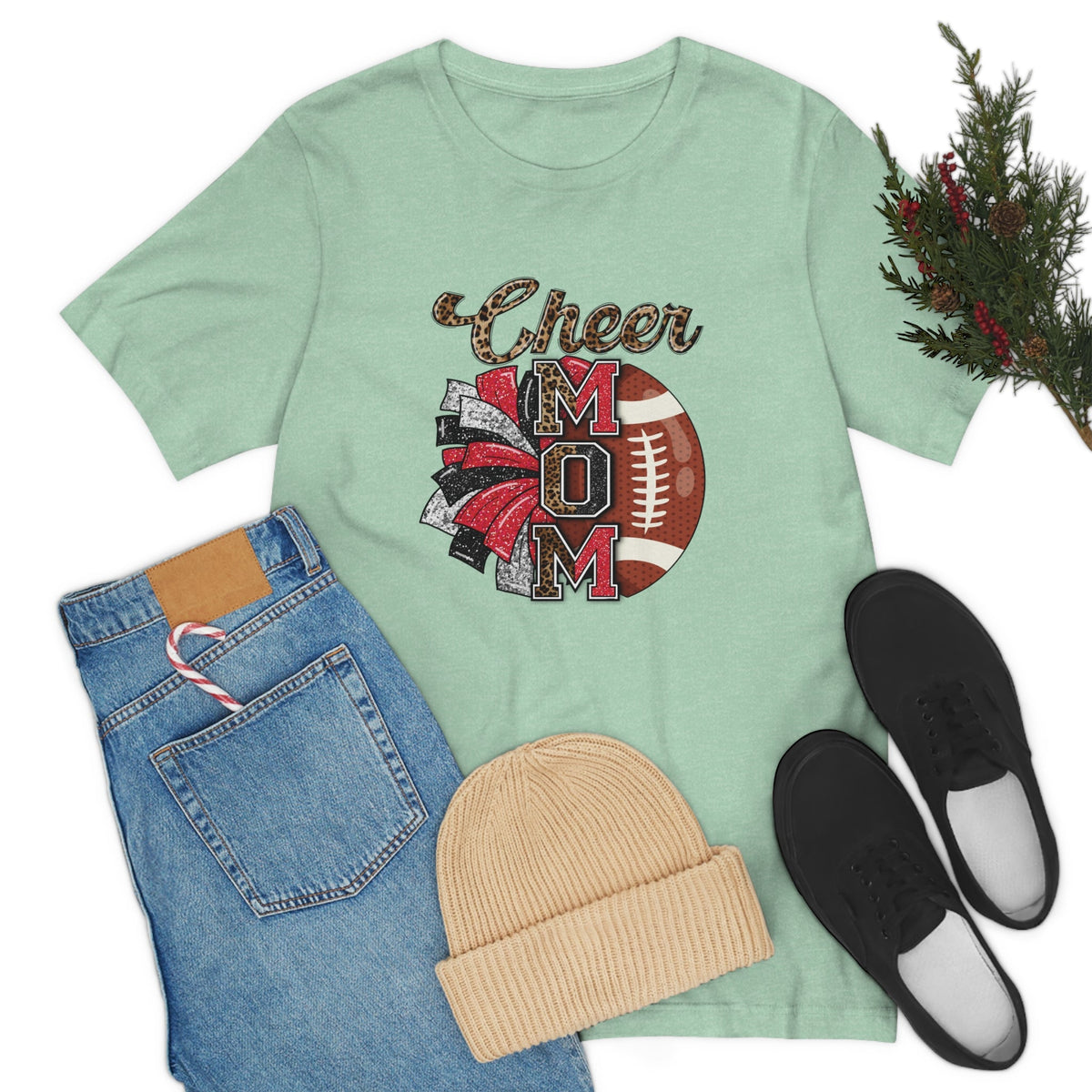 Cheer/Football Mom Women's Short Sleeve Tee