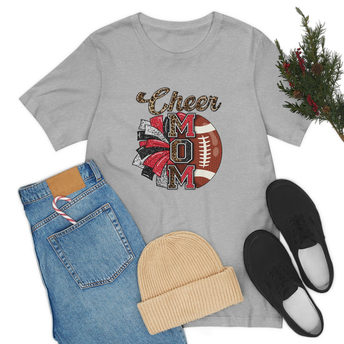 Cheer/Football Mom Women's Short Sleeve Tee