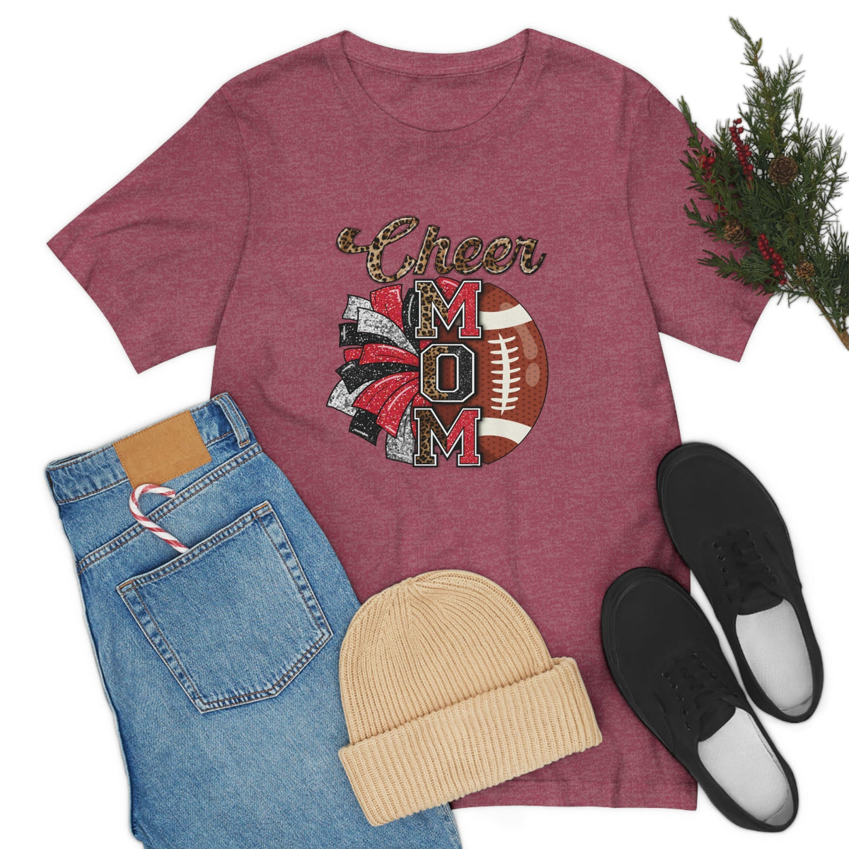 Cheer/Football Mom Women's Short Sleeve Tee