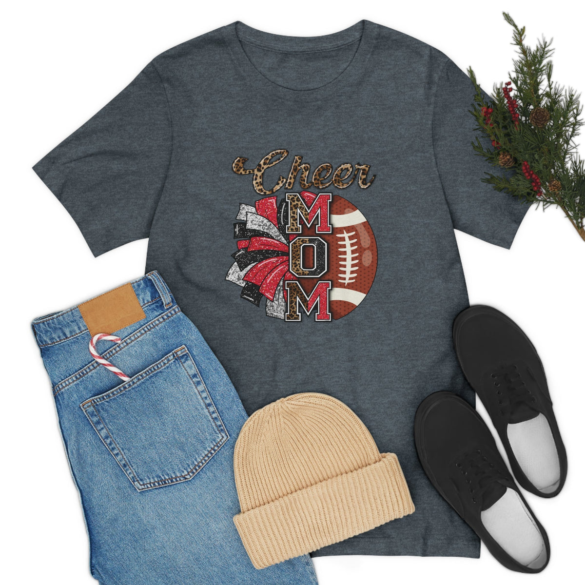 Cheer/Football Mom Women's Short Sleeve Tee