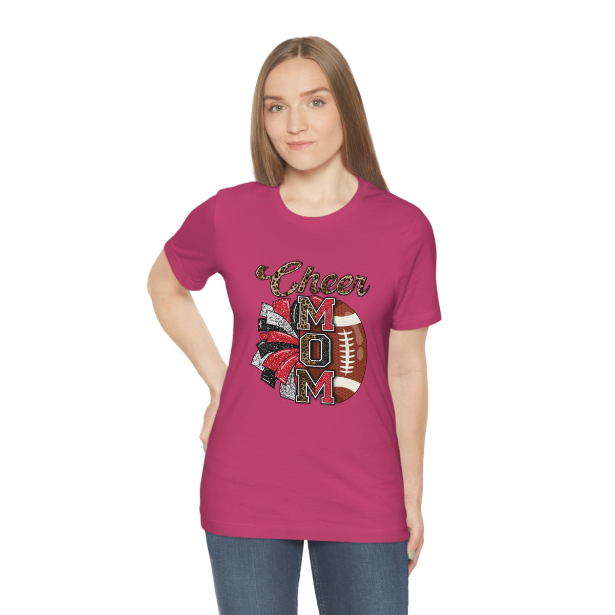 Cheer/Football Mom Women's Short Sleeve Tee