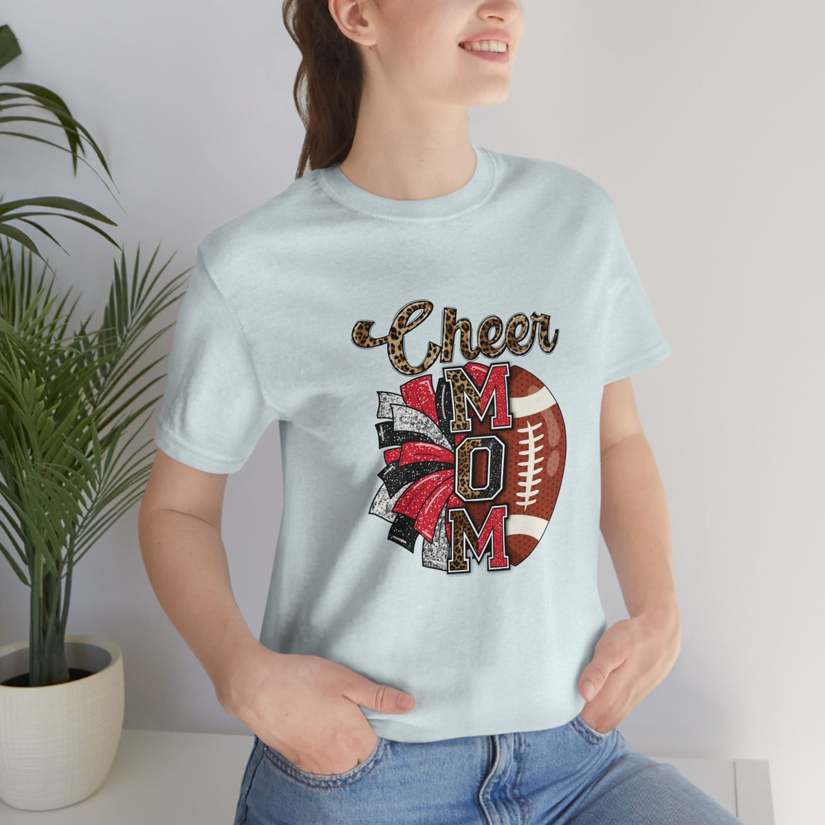 Cheer/Football Mom Women's Short Sleeve Tee