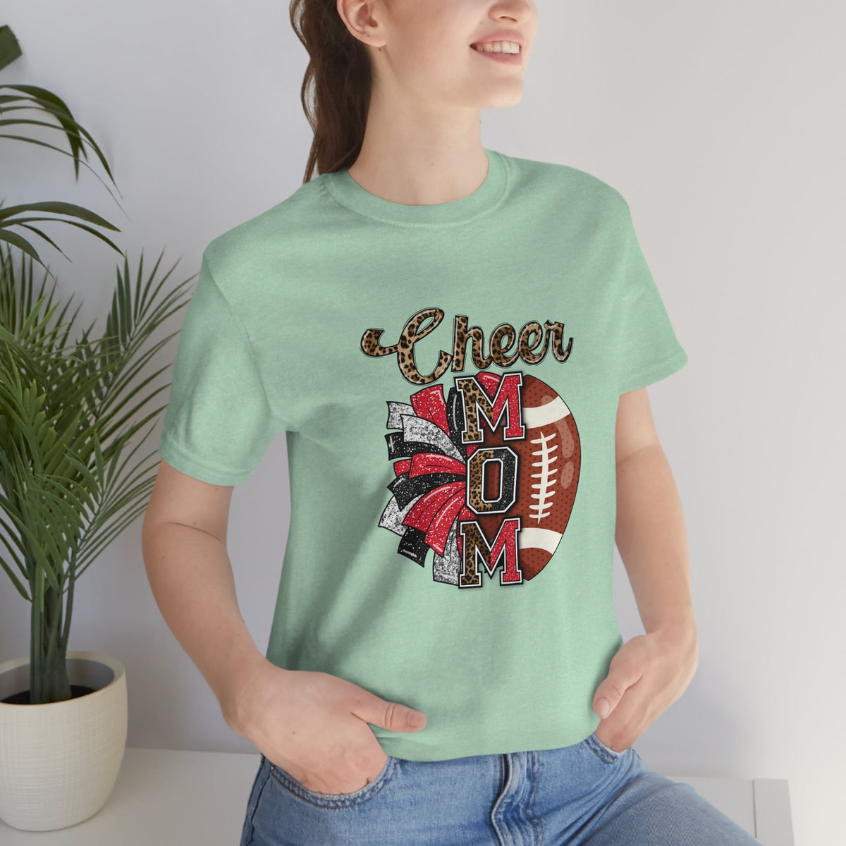 Cheer/Football Mom Women's Short Sleeve Tee