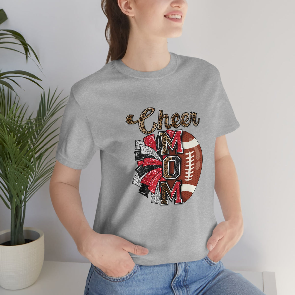 Cheer/Football Mom Women's Short Sleeve Tee