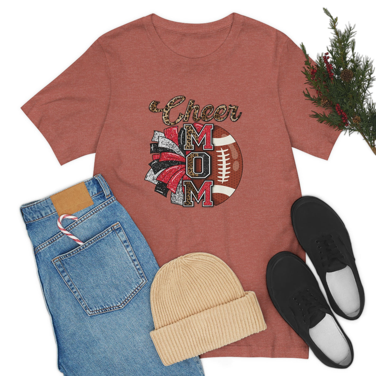 Cheer/Football Mom Women's Short Sleeve Tee