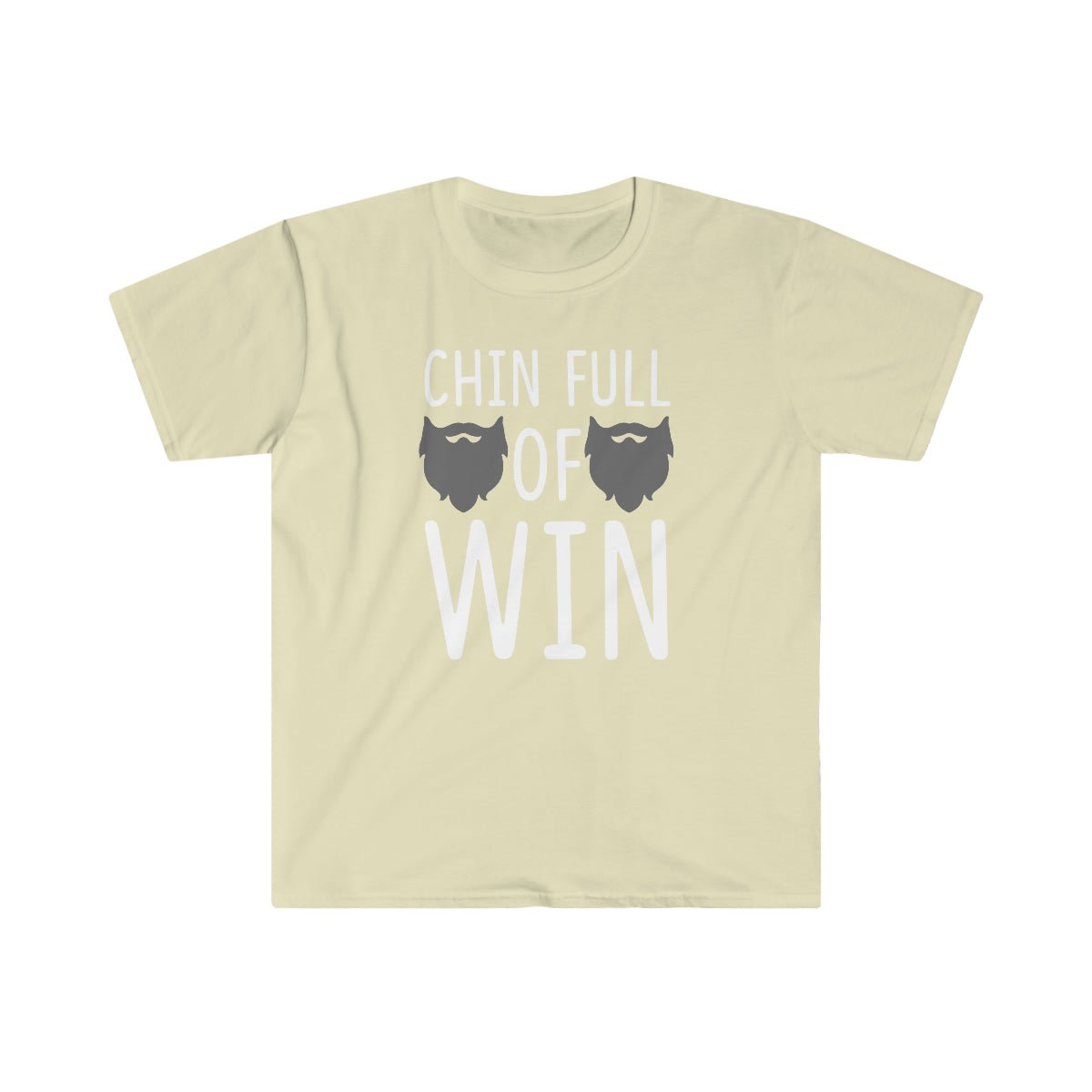 Chin Full Of Win Beard Softstyle T-Shirt Natural