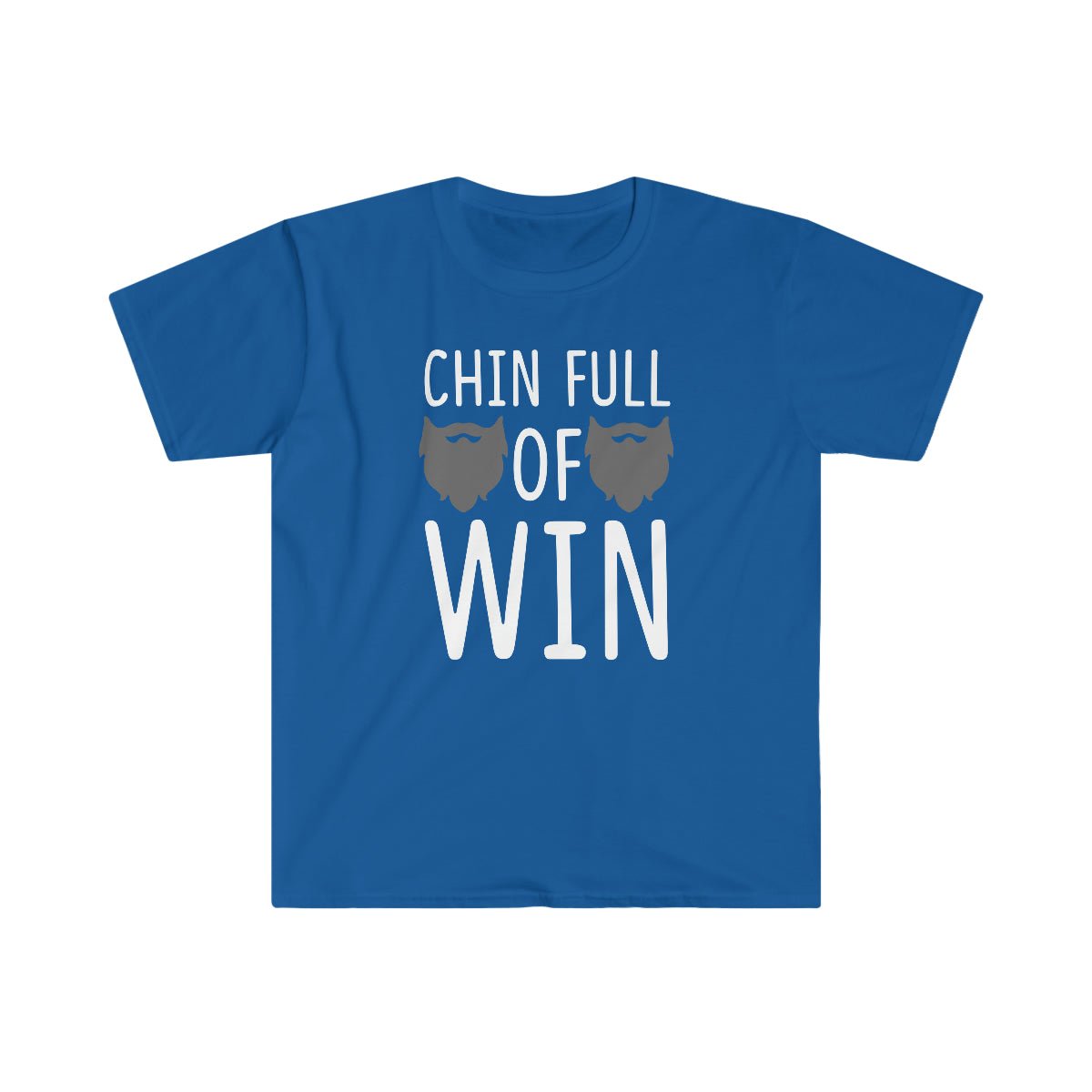 Chin Full Of Win Beard Softstyle T-Shirt Royal