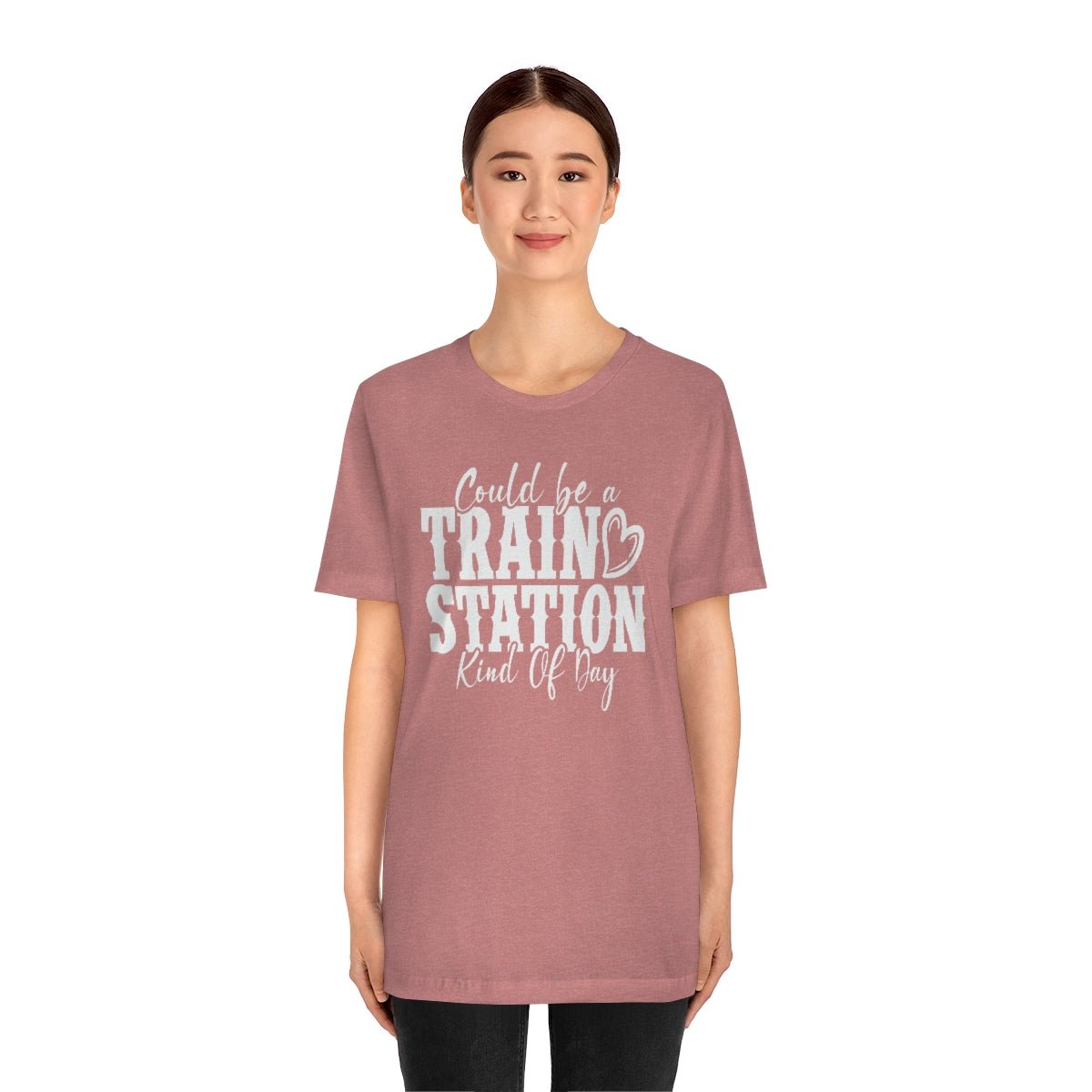 Could be a train station kind of day Women's Short Sleeve Tee