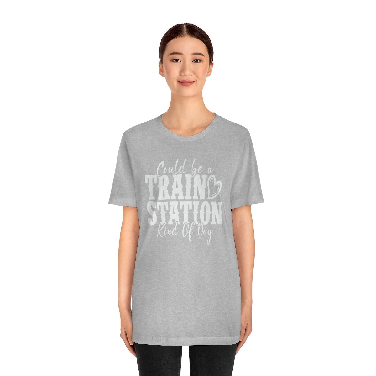 Could be a train station kind of day Women's Short Sleeve Tee