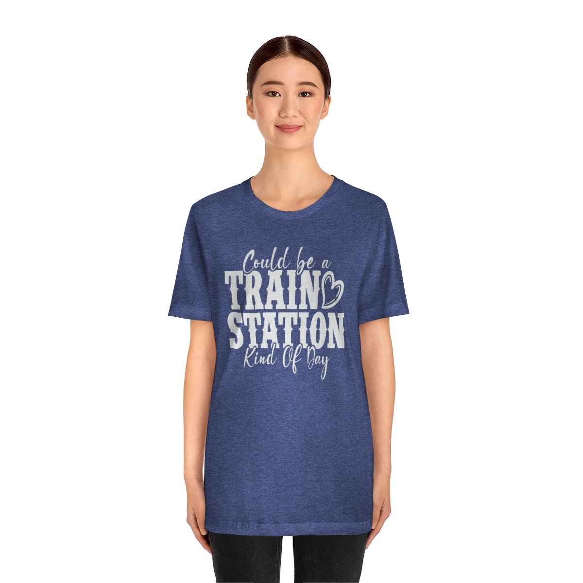 Could be a train station kind of day Women's Short Sleeve Tee