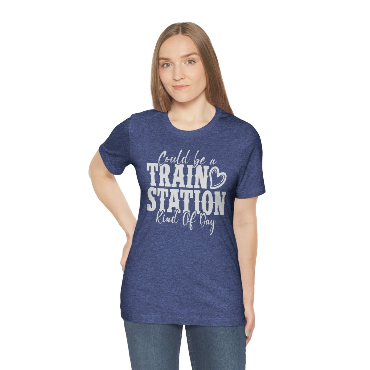 Could be a train station kind of day Women's Short Sleeve Tee