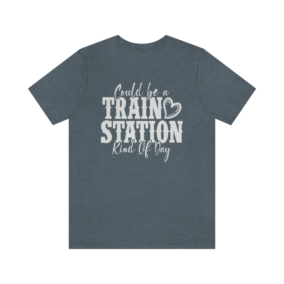 Could be a train station kind of day Women's Short Sleeve Tee