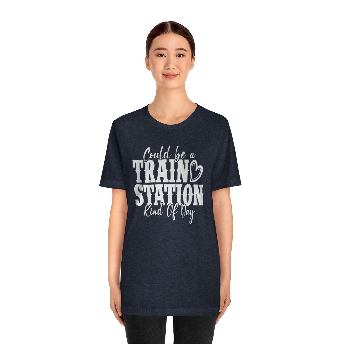 Could be a train station kind of day Women's Short Sleeve Tee