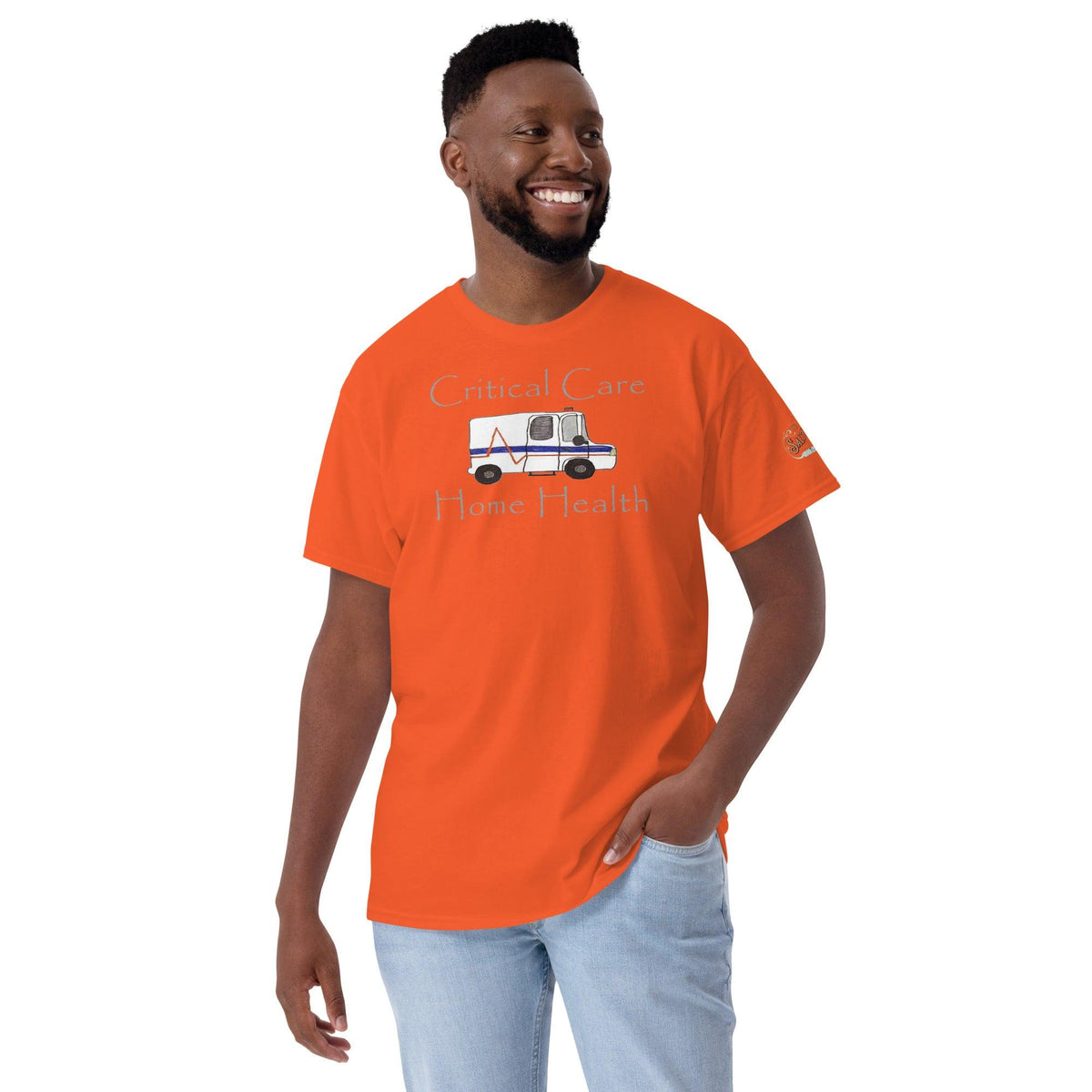 Critical Care Short Sleeve T-Shirt Orange