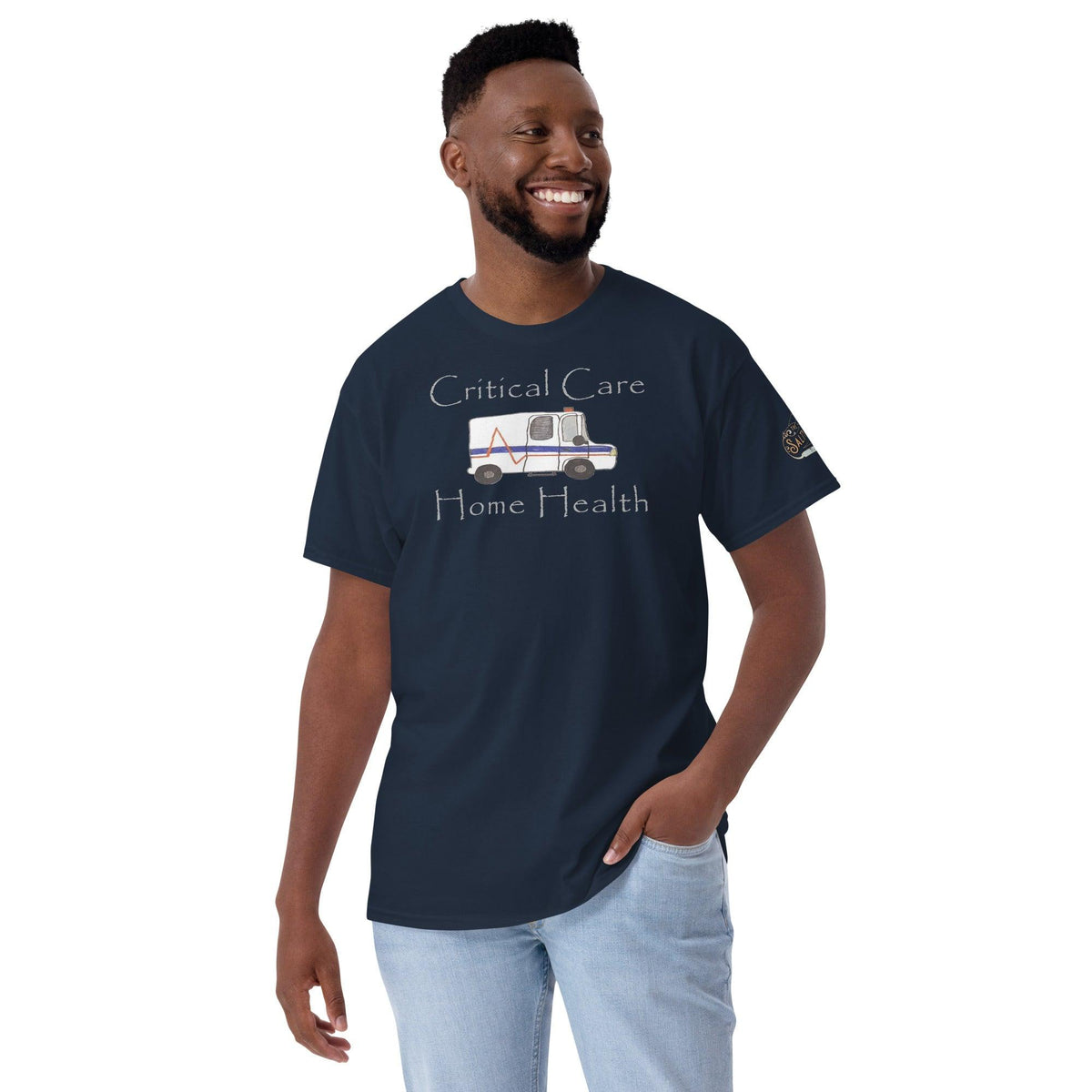 Critical Care Short Sleeve T-Shirt Navy