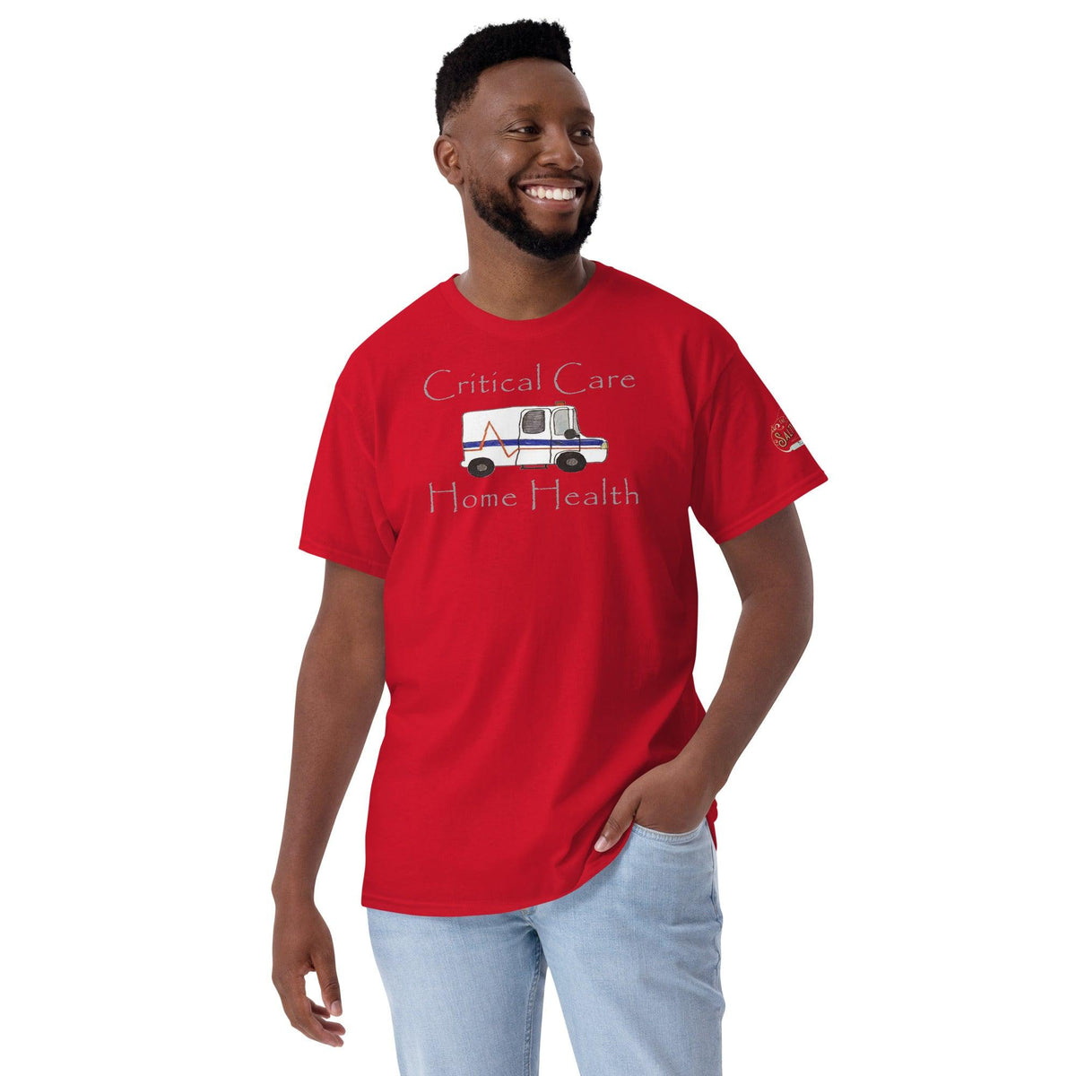 Critical Care Short Sleeve T-Shirt Red