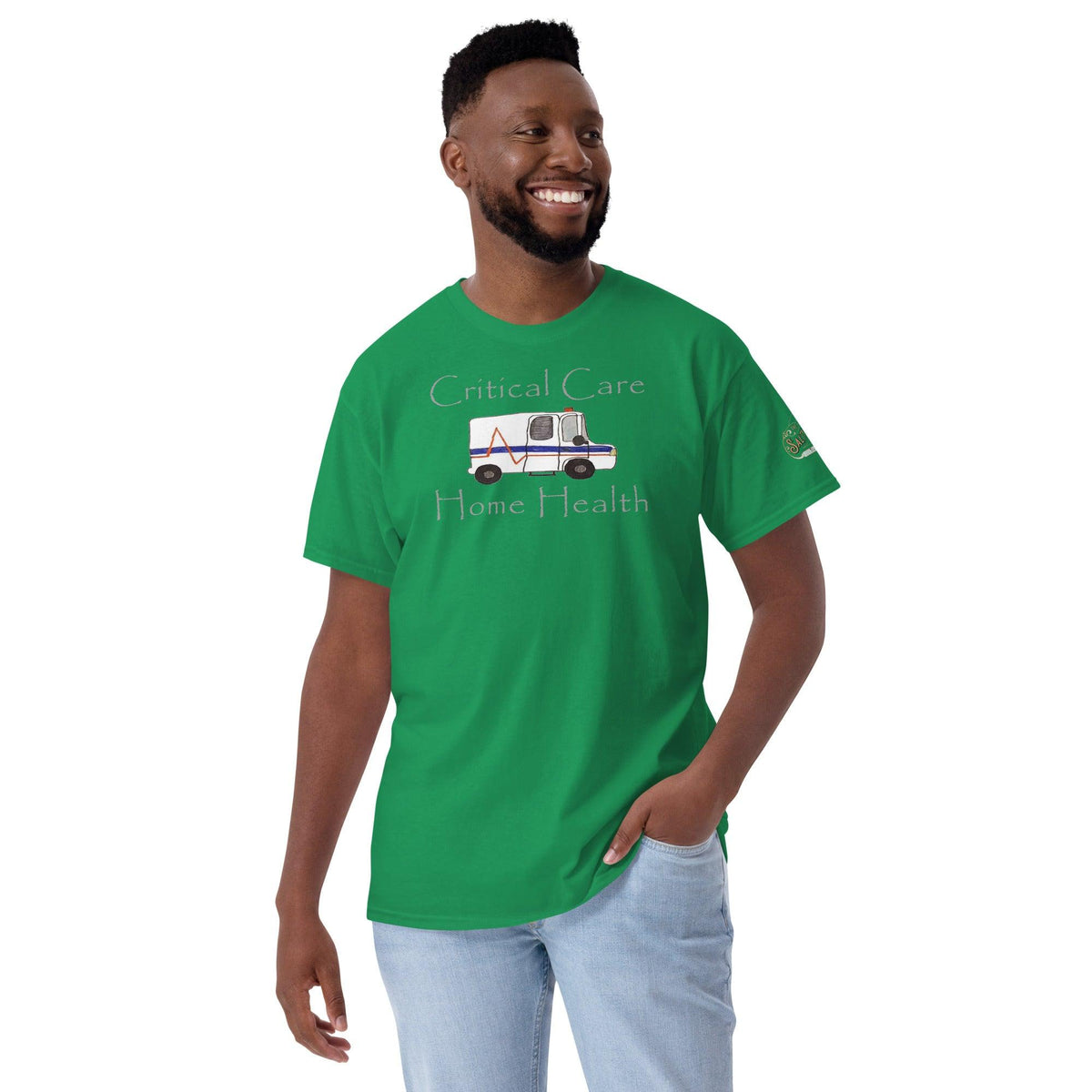 Critical Care Short Sleeve T-Shirt Irish Green