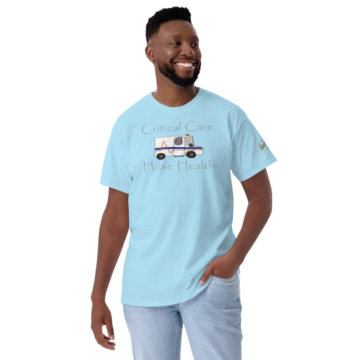 Critical Care Short Sleeve T-Shirt Sky