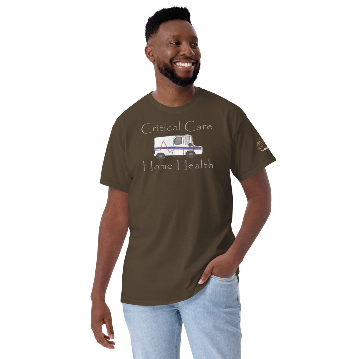 Critical Care Short Sleeve T-Shirt Olive