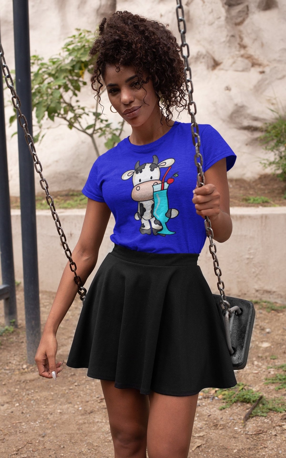 Cute Cow Women's Tee - Salty Medic Clothing Co.