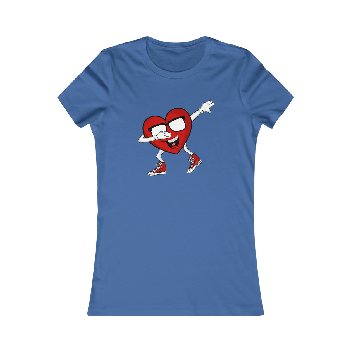 Dabbing Heart Women's Tee True Royal