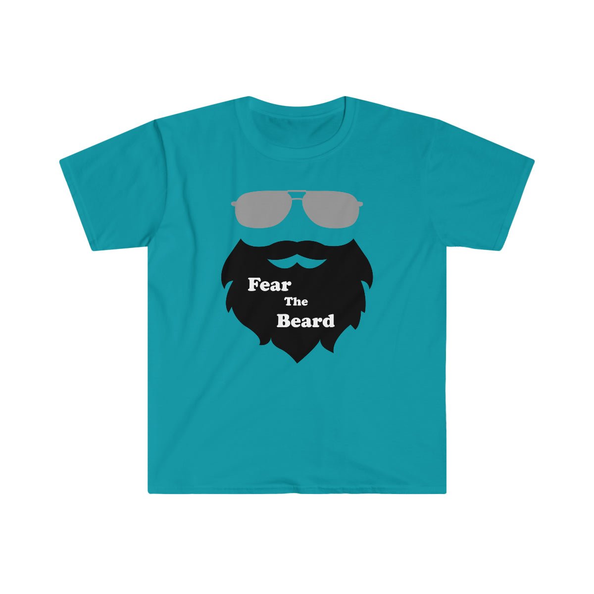 Fear The Beard Softstyle T-Shirt Tropical Blue