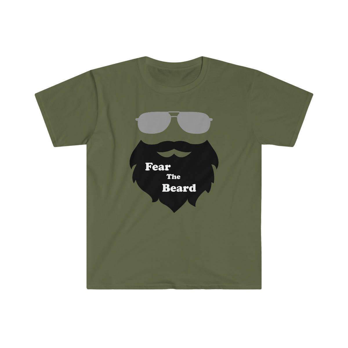 Fear The Beard Softstyle T-Shirt Military Green