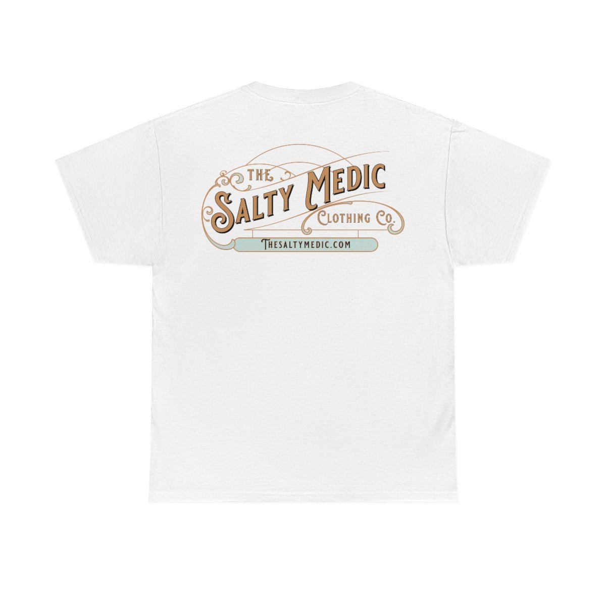 Fire Skull Cotton Tee - Salty Medic Clothing Co.