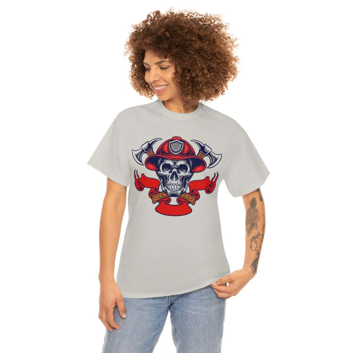 Fire Skull Cotton Tee