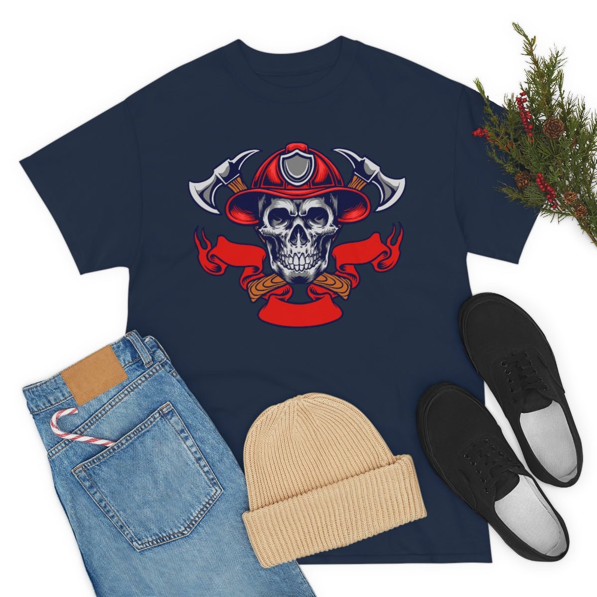 Fire Skull Cotton Tee