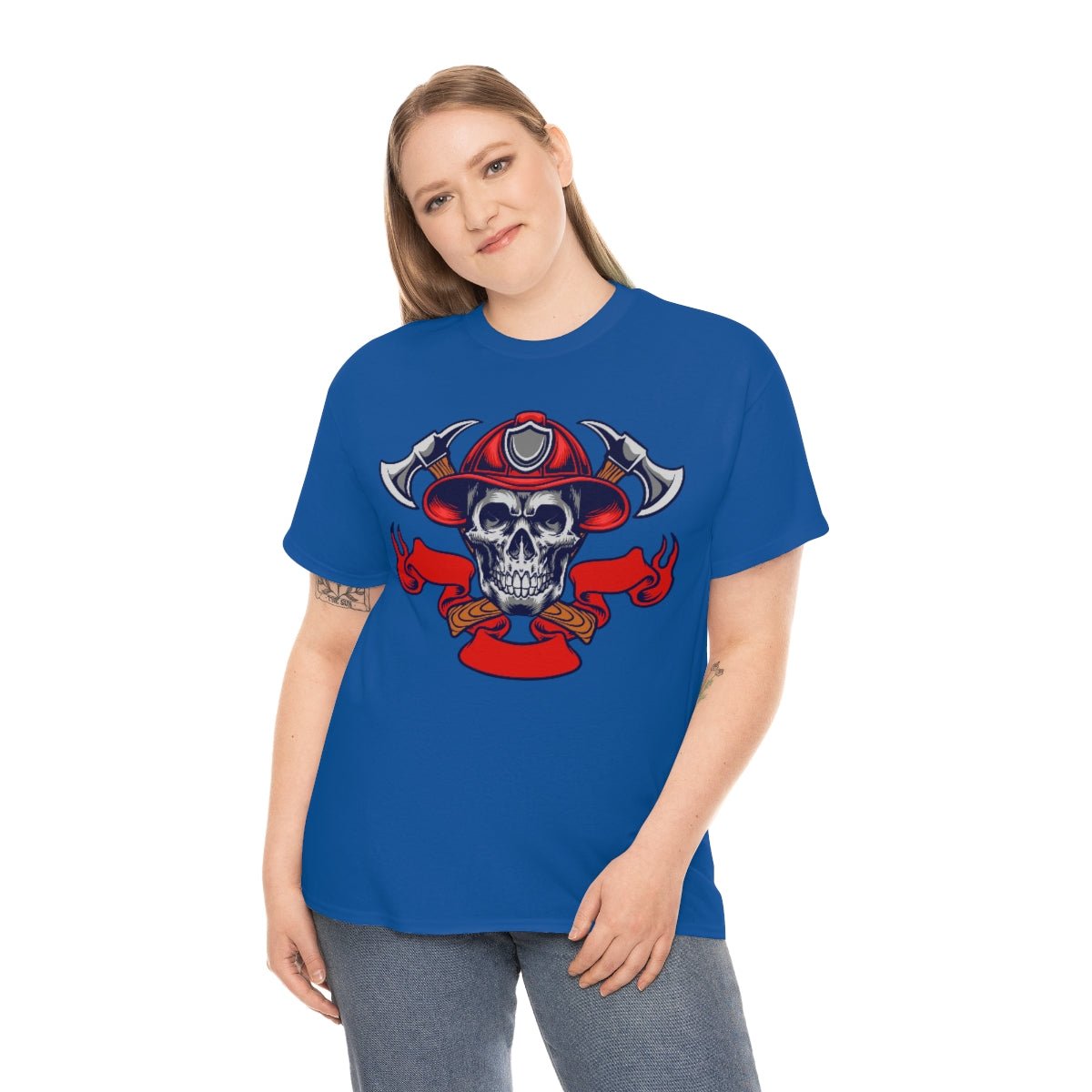 Fire Skull Cotton Tee