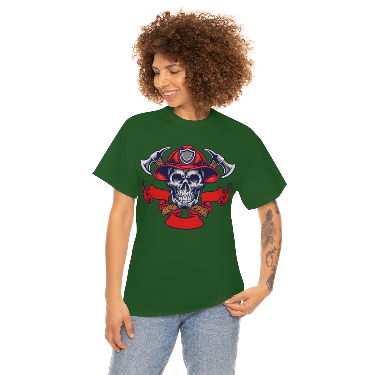 Fire Skull Cotton Tee