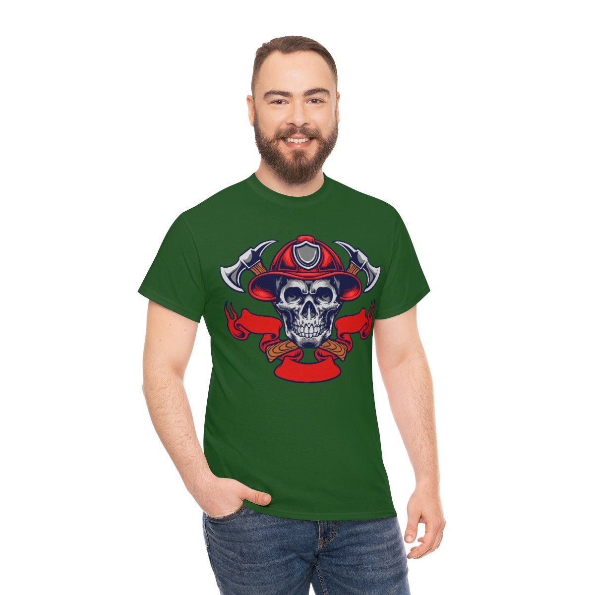 Fire Skull Cotton Tee