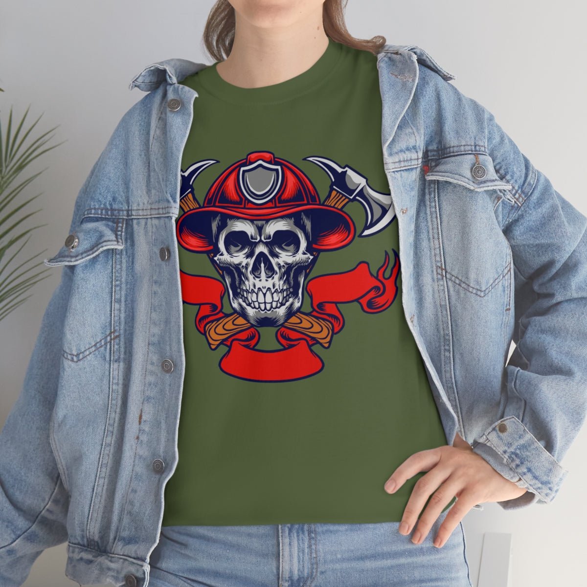 Fire Skull Cotton Tee