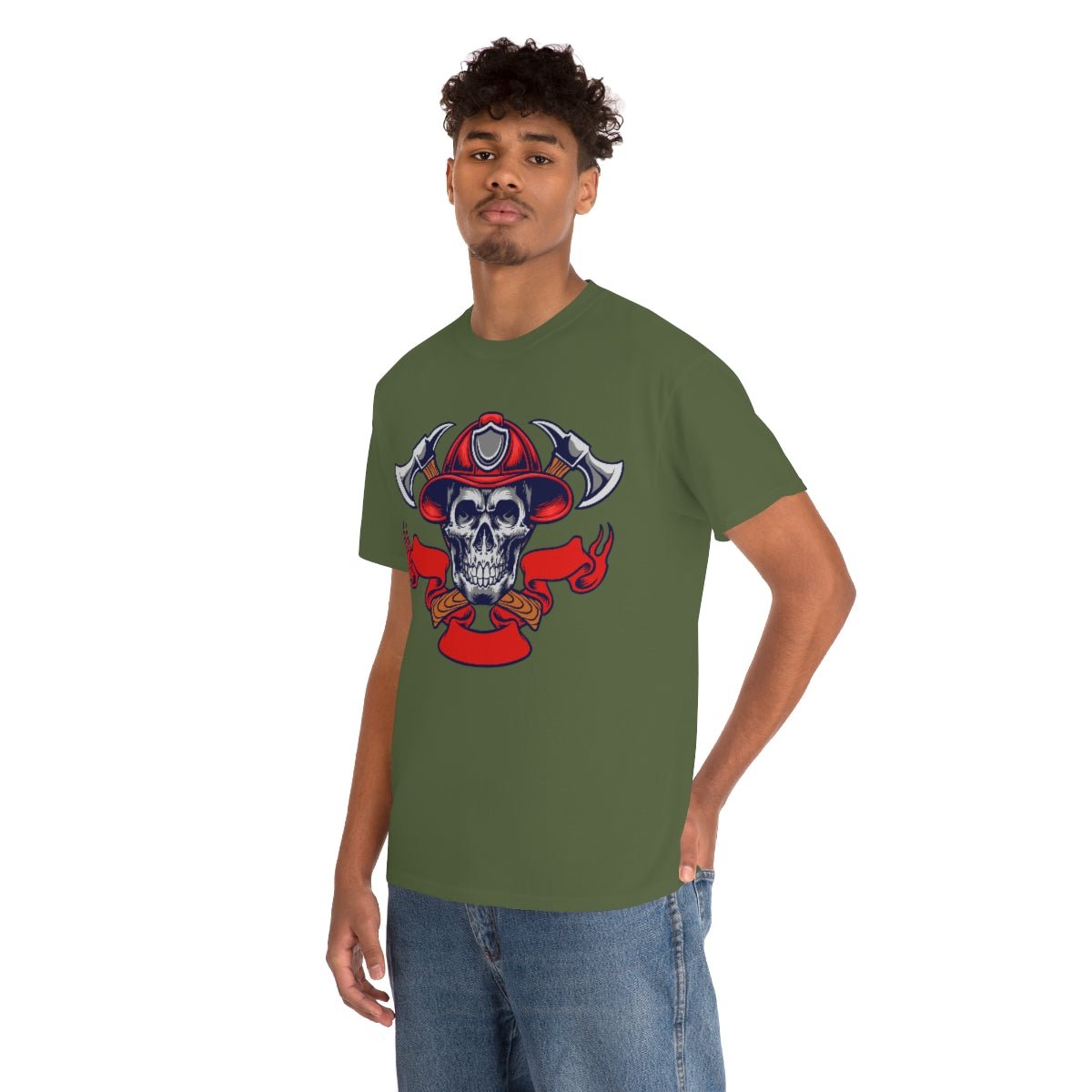 Fire Skull Cotton Tee