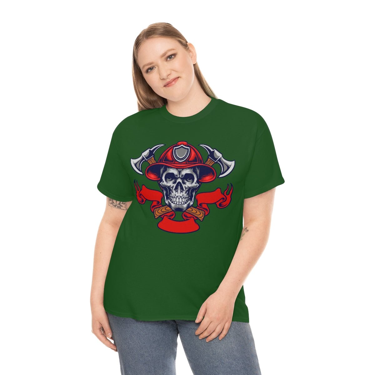 Fire Skull Cotton Tee