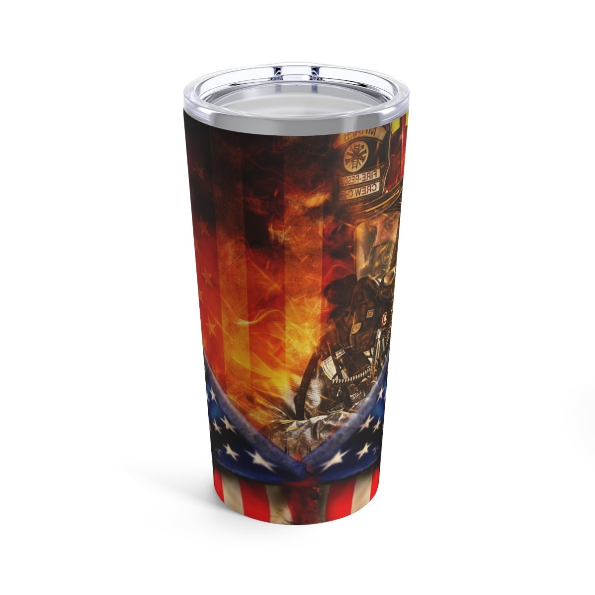 Firefighter American Flag Tumbler 20oz