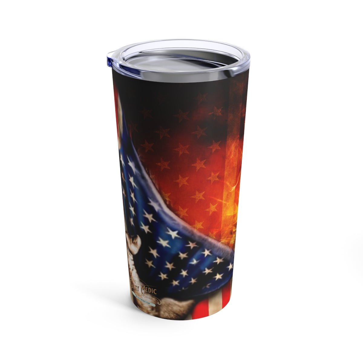 Firefighter American Flag Tumbler 20oz