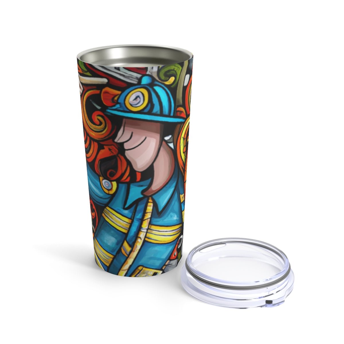 Firefighter Mosaic Tumbler 20oz 20oz