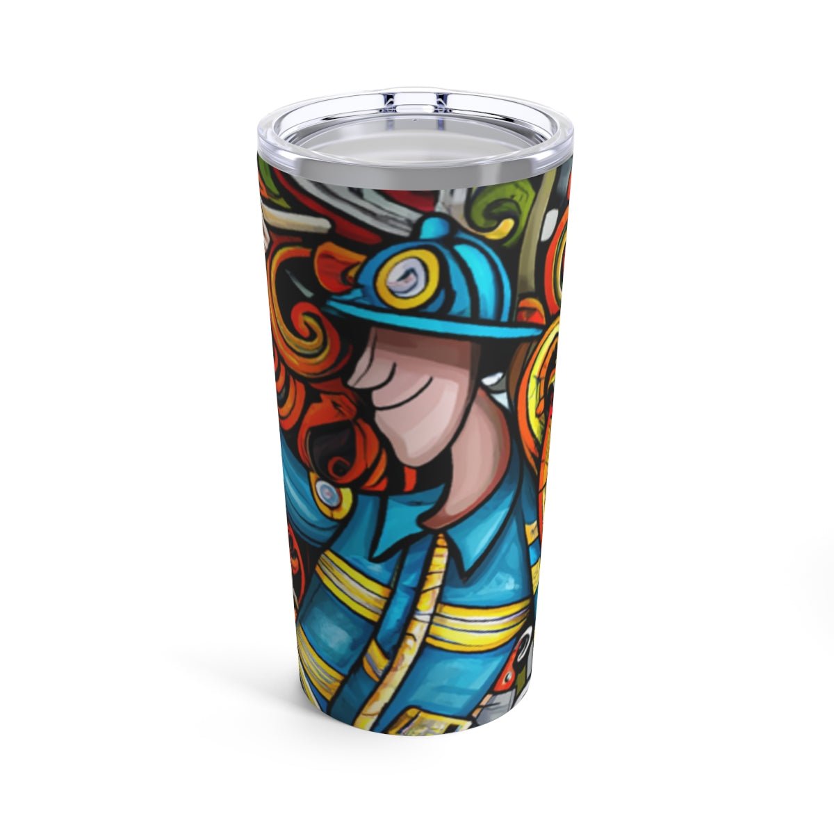 Firefighter Mosaic Tumbler 20oz