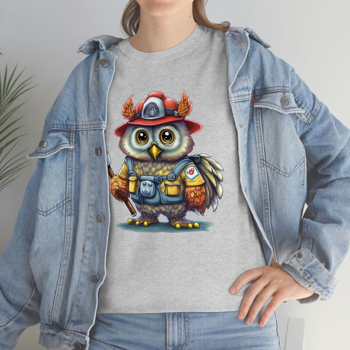 Firefighting Owl Sport Grey