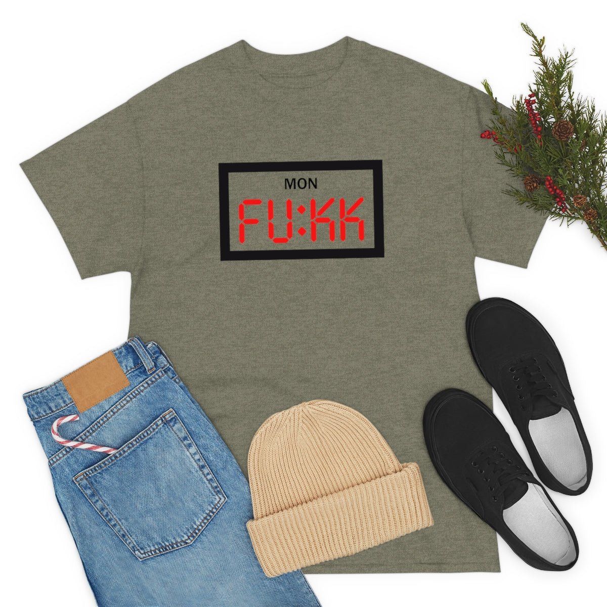 Fukk Monday Men's Heavy Cotton Tee