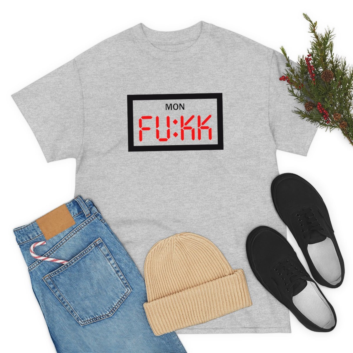 Fukk Monday Men's Heavy Cotton Tee