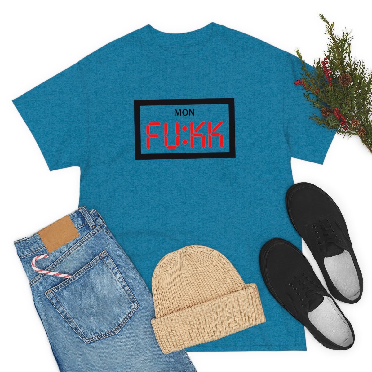 Fukk Monday Men's Heavy Cotton Tee