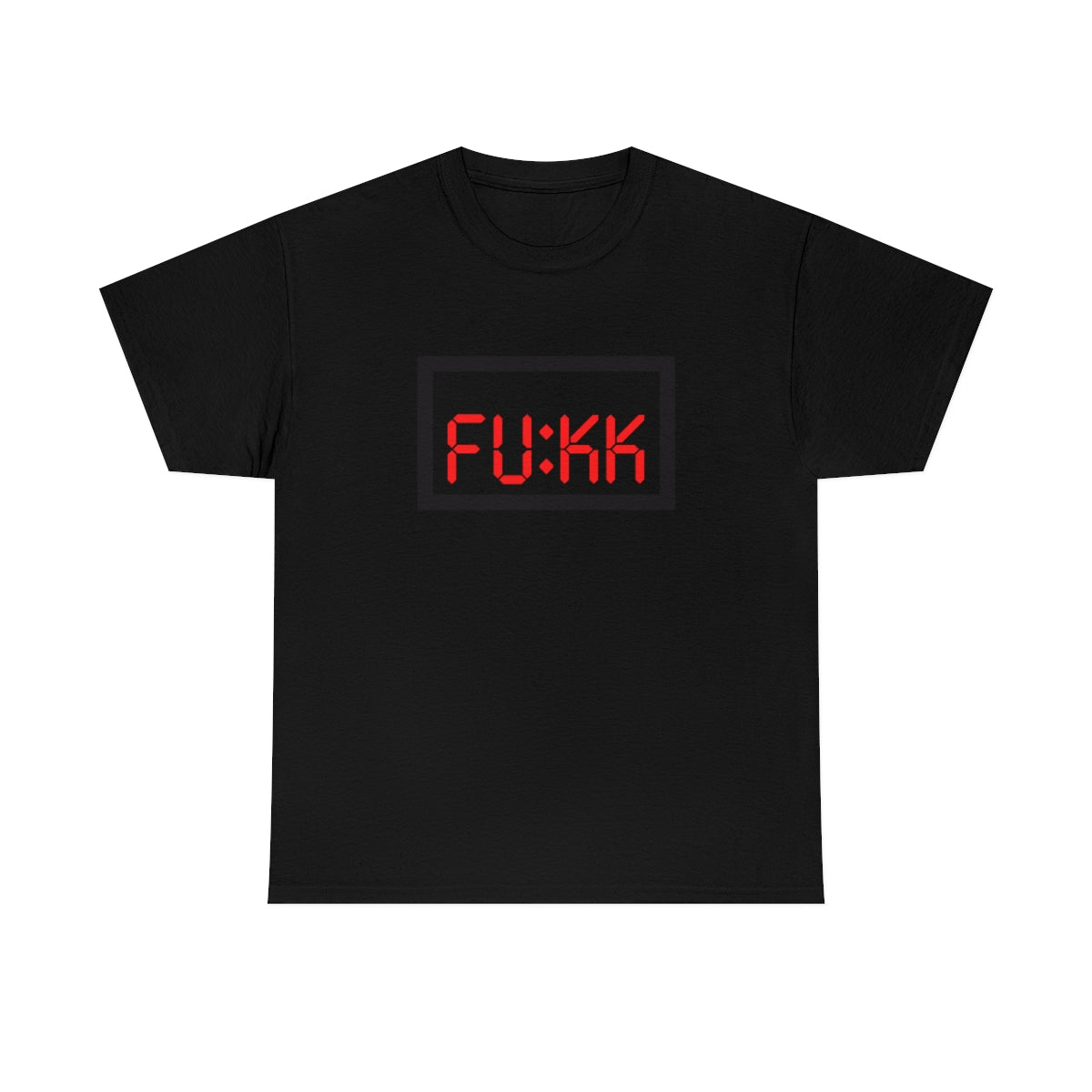 Fukk Monday Men's Heavy Cotton Tee Black