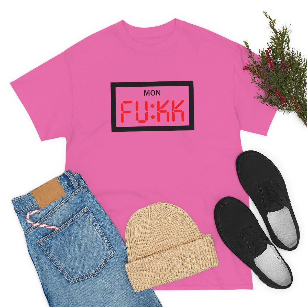 Fukk Monday Men's Heavy Cotton Tee