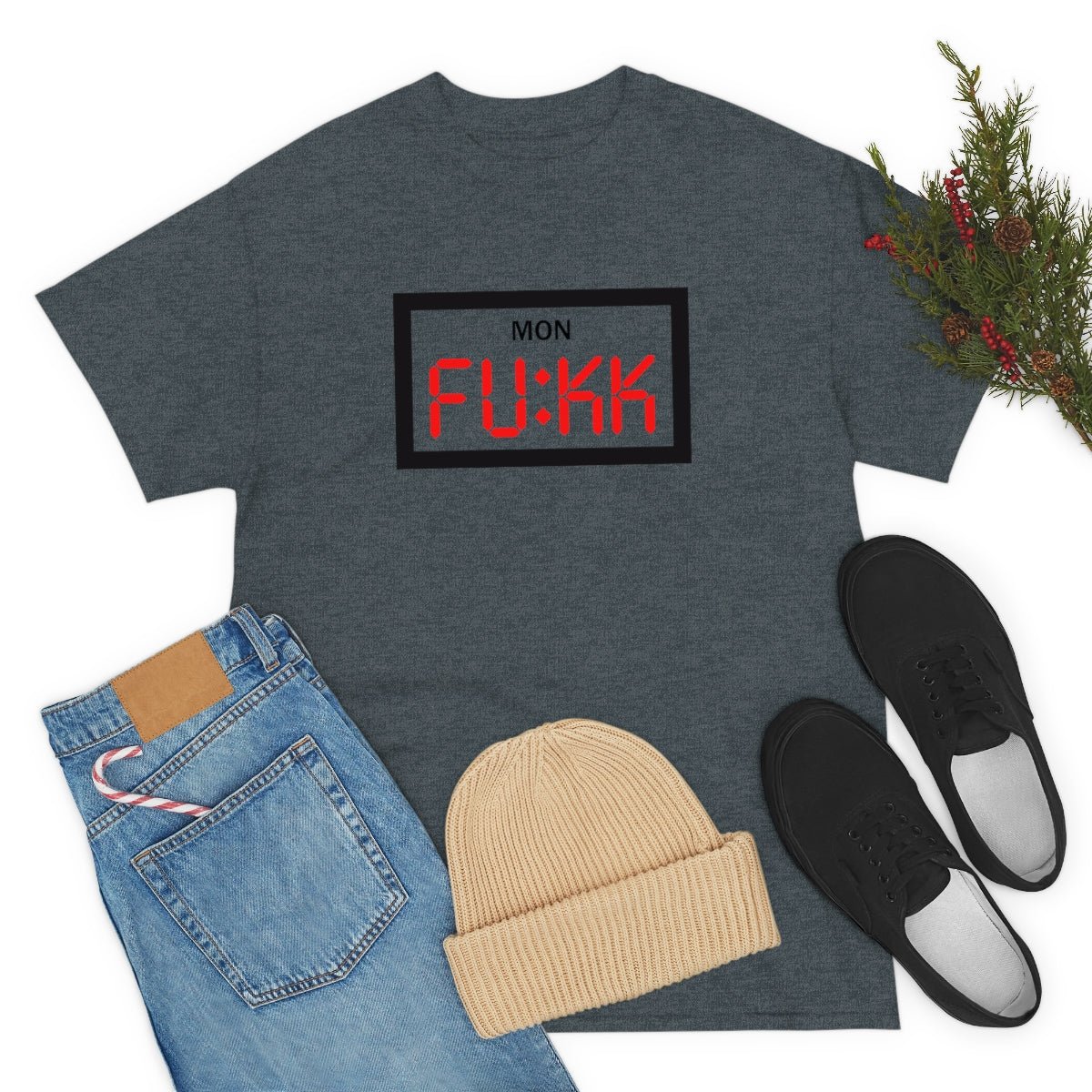 Fukk Monday Men's Heavy Cotton Tee