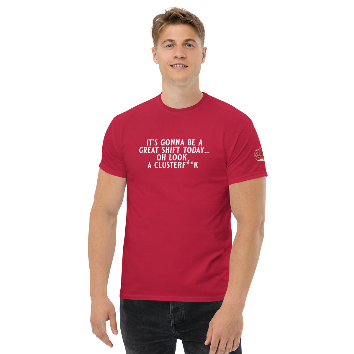 Gonna be a great shift Men's classic tee Cardinal